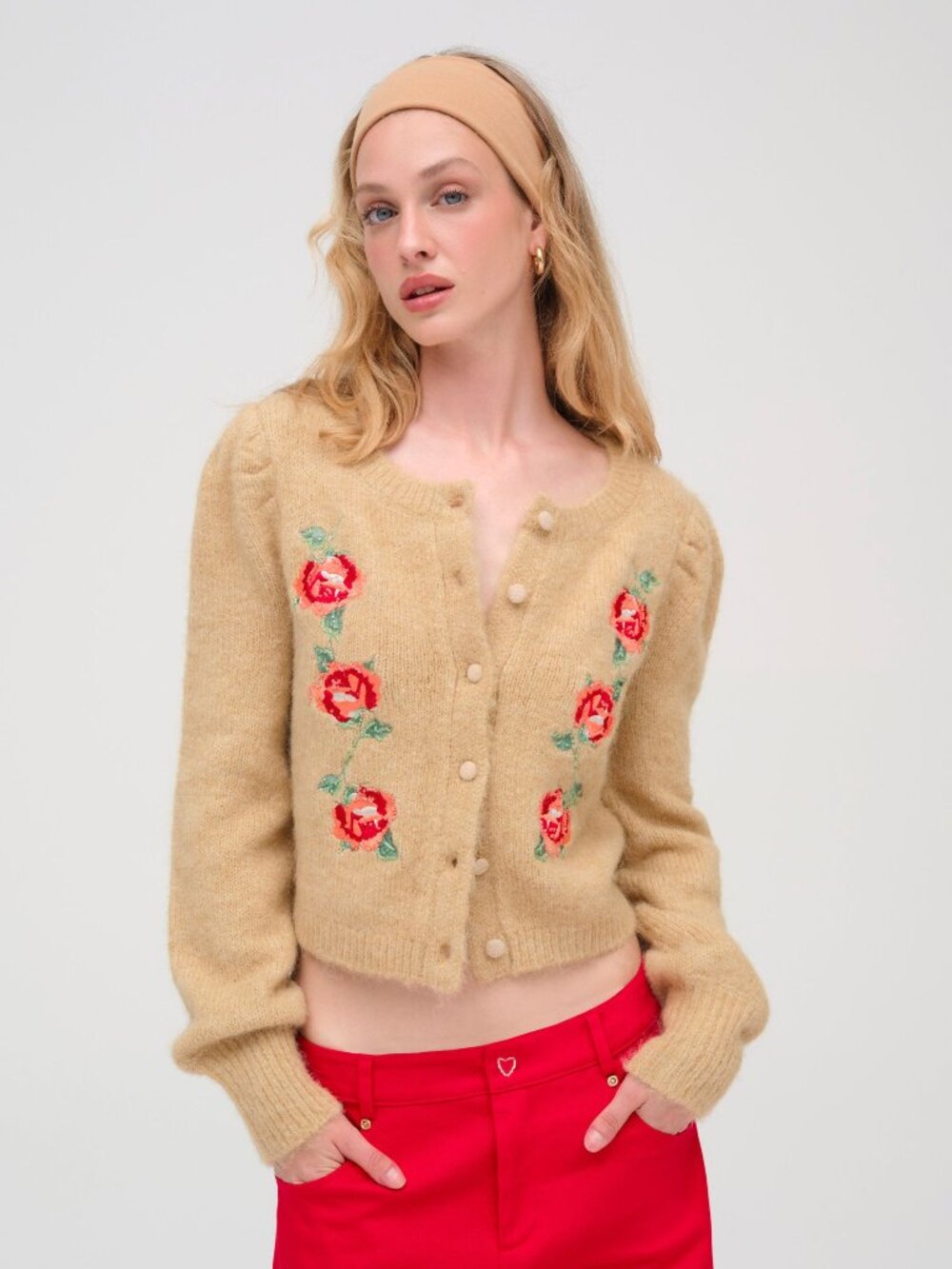 NWT For Love and Lemons Beaded Cardigan